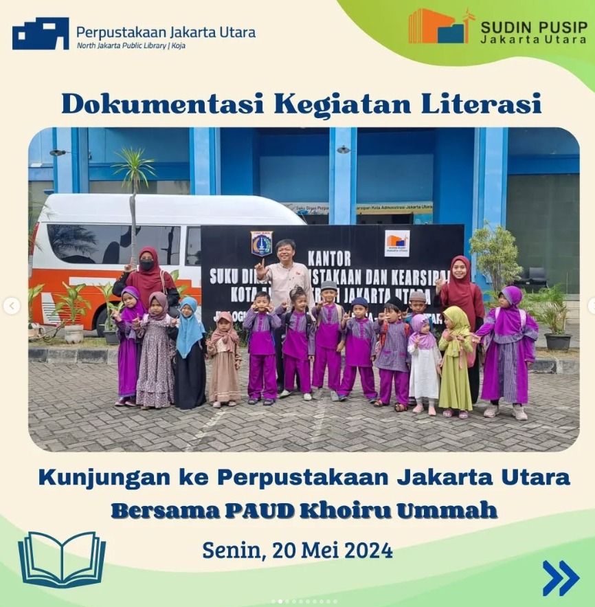 Wisata Literasi Bersama PAUD Khoiru Ummah